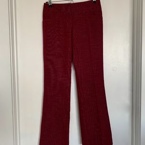 Limited Drew Fit Pants Size 0 Deep Red